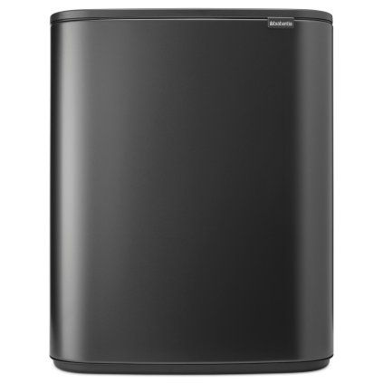 Coș de gunoi Touch top BO TOUCH BIN 60 l, gri confident, oțel, Brabantia