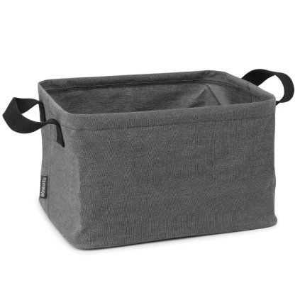 Geantă pentru rufe 35 l, piper negru, material textil, Brabantia