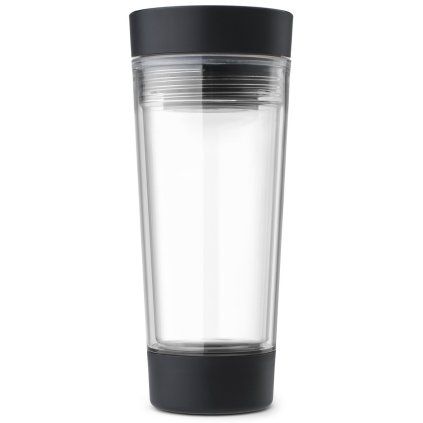 Cană de călătorie MAKE & TAKE 360 ml, gri închis, plastic, Brabantia