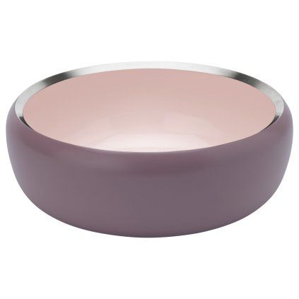 Bol pentru fructe ORA 22 cm, dusty rose, oțel inoxidabil, Stelton