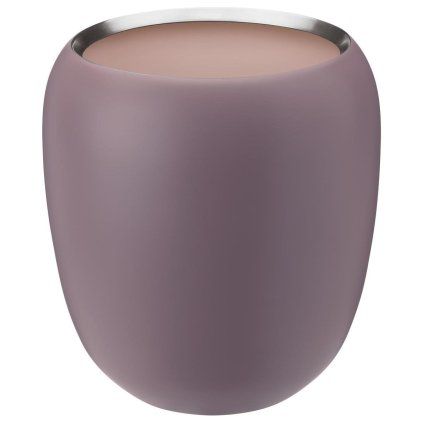 Vază ORA 18 cm, dusty rose, oțel inoxidabil, Stelton