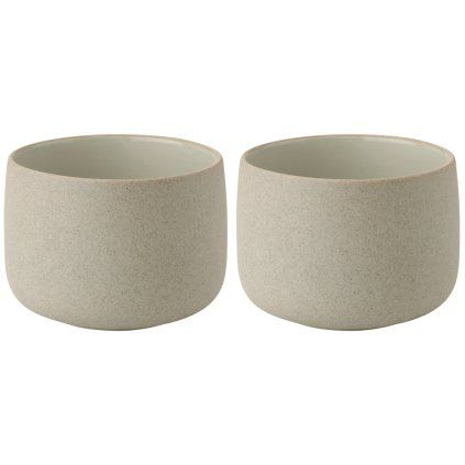 Ceașcă EMMA 150 ml, set de 2 buc, gri, ceramică, Stelton