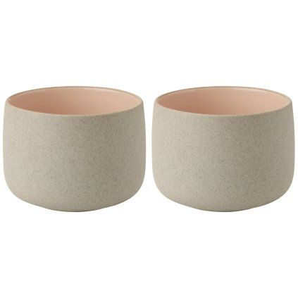 Ceașcă EMMA 150 ml, set de 2 buc, culoare trandafir, ceramică, Stelton
