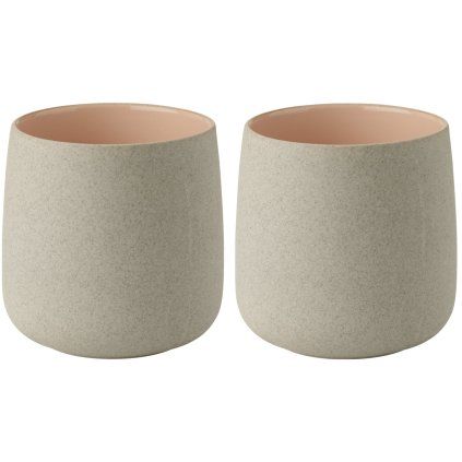Ceașcă EMMA 220 ml, set de 2 buc, rose, ceramică, Stelton