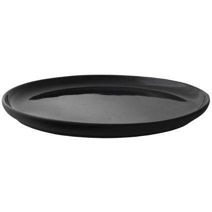 Farfurie pentru cină THEO 22 cm, negru, ceramică, Stelton