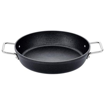 Tigaie pentru servire ADAMANT 32 cm, negru, aluminiu, Fissler