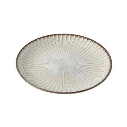 Farfurie Tapas WHITE SENDAN 16 cm, alb, ceramică, MIJ