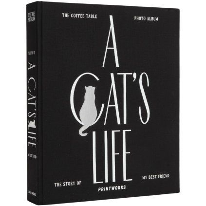 Album foto A CAT´S LIFE, negru, Printworks