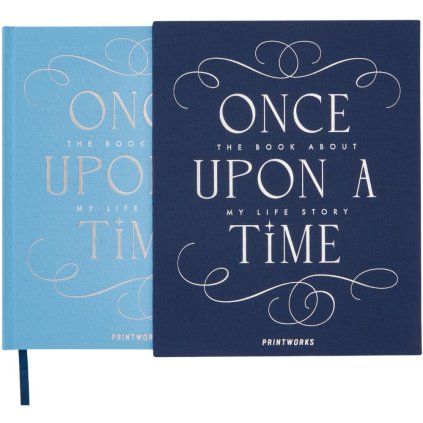 Jurnal pentru amintiri ONCE UPON A TIME, albastru, Printworks