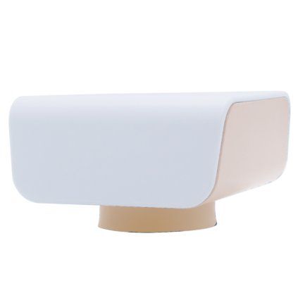 Caserolă cu vid PKV-057 8 cm, alb, plastic, Pebbly