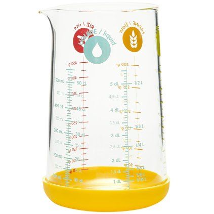 Ceașcă pentru măsurare PKM-0500J 500 ml, sticlă, Pebbly