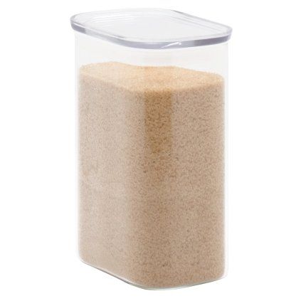 Borcan de depozitare pentru bucătărie PKV-064 1,2 l, sticlă, Pebbly