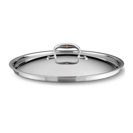 Capac pentru oală CON CUORE 16 cm, argintiu, cupru, Ruffoni