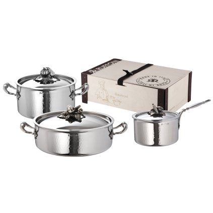 Set de vase pentru gătit OPUS PRIMA, set de 6 buc, argintiu, oțel inoxidabil, Ruffoni