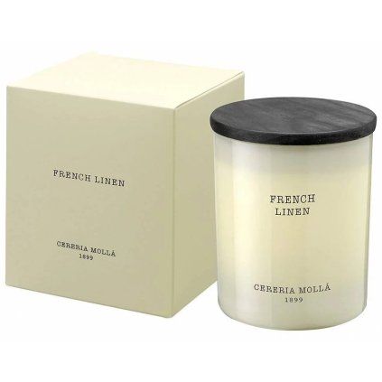 Lumânare parfumată FRENCH LINEN 230 g, Cereria Mollá