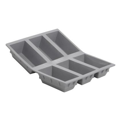 Formă pentru copt ELASTOMOULE, pentru 6 buc., chifle, silicon, de Buyer