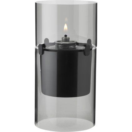 Lampă cu ulei LUCIE 17,5 cm, fum, sticlă, Stelton