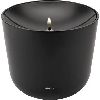 Lampă cu ulei SOLIS 11 cm, negru, aluminiu, Stelton
