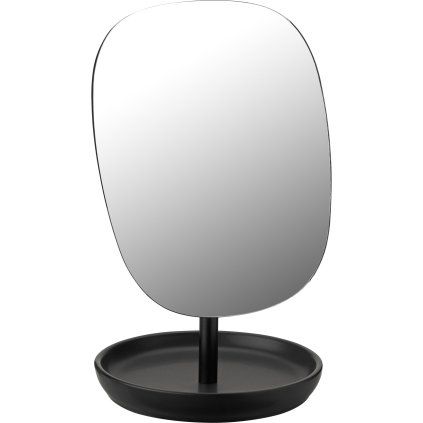 Oglindă cosmetică FJORD 25 cm, negru, fier / gresie, Stelton