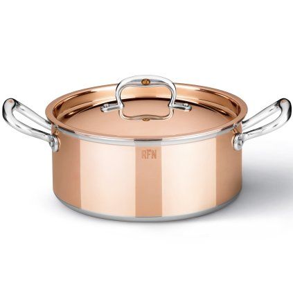 Capac pentru cratiță CON CLASSE 22 cm, cupru, Ruffoni