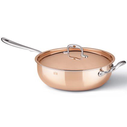 Tigaie pentru saute CON CLASSE 28 cm, cupru, Ruffoni