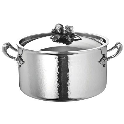 Oală de gătit OPUS PRIMA 24 cm, argintiu, oțel inoxidabil, Ruffoni