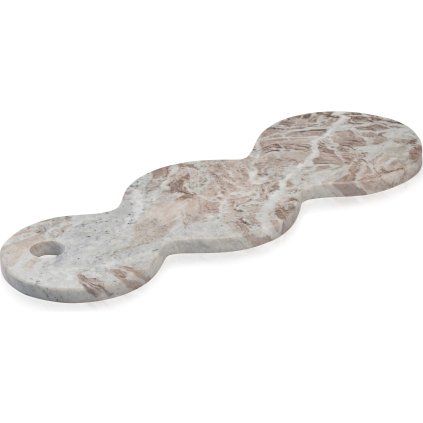 Tavă decorativă SKAGEN 40 cm, maro, marmură, Humdakin