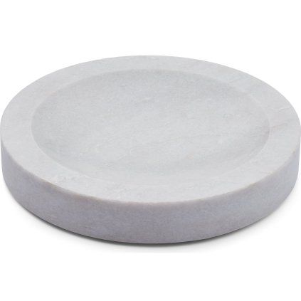 Tavă decorativă 25 cm, gri, marmură, Humdakin