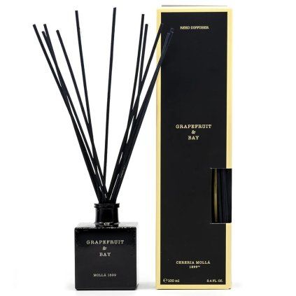 Difuzor de parfum de casă GRAPEFRUIT & BAY 100 ml, Cereria Mollá