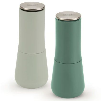 Râșniță pentru sare și piper set MILLTOP 20182, set de 2, verde, plastic, Joseph Joseph