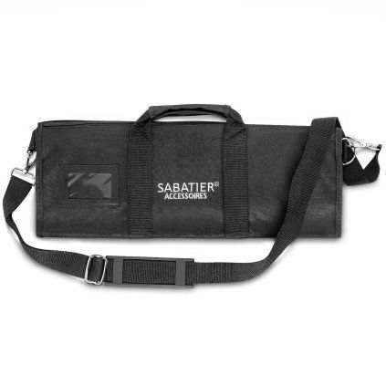 Geantă pentru transport cuțite 52 cm, negru, nailon, Lion Sabatier