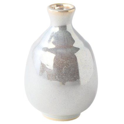 Sticlă de saké PEARL, argintiu, ceramică, MIJ