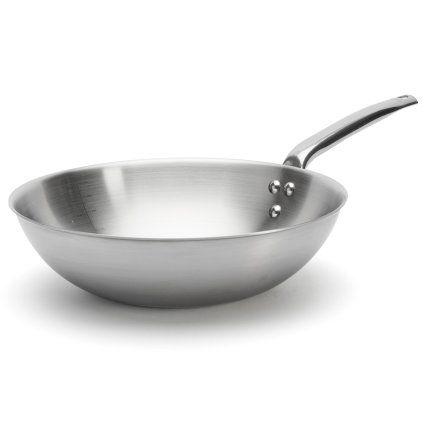 Wok ALCHIMY 28 cm, argintiu, oțel inoxidabil, de Buyer
