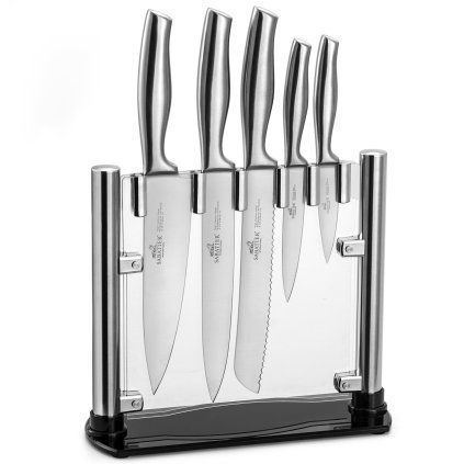 Bloc de cuțite FUJI, cu cuțite ORYS, set de 6 buc, Lion Sabatier