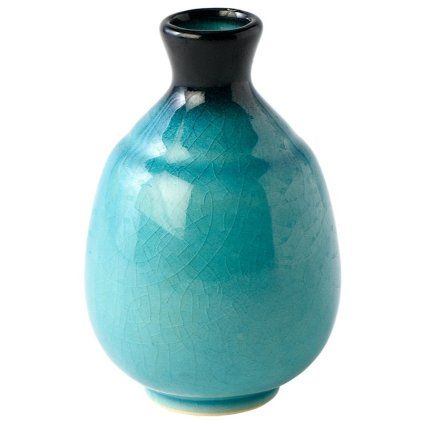 Sticlă de saké INK & TURQUOISE, albastru, ceramică, MIJ