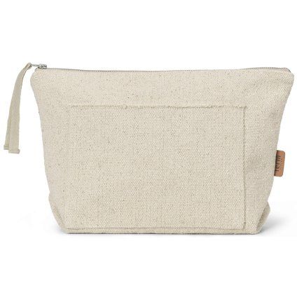 Geantă cosmetică 30 x 23 cm, alb, bumbac, ferm LIVING