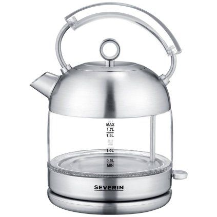 Retro ceainic electric WK 3459 Severin 1,7 l argintiu