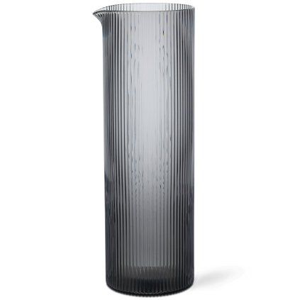 Ulcior pentru apă RIPPLE 1,1 l, gri, sticlă, ferm LIVING