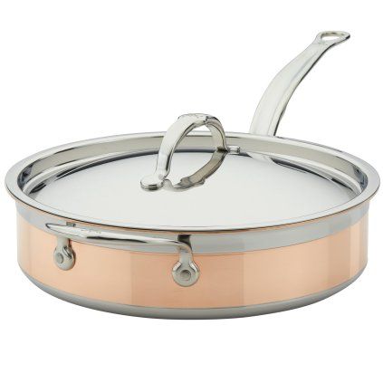 Tigaie pentru saute COPPERBOND 26 cm, 3,3 l, cupru, Hestan