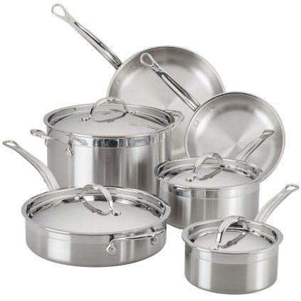 Set de vase pentru gătit PROBOND, set de 6 buc, inox, Hestan