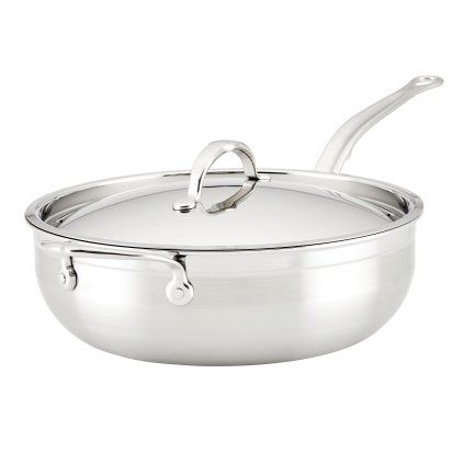Tigaie pentru saute PROBOND 28 cm, 4,7 l, oțel inoxidabil, Hestan