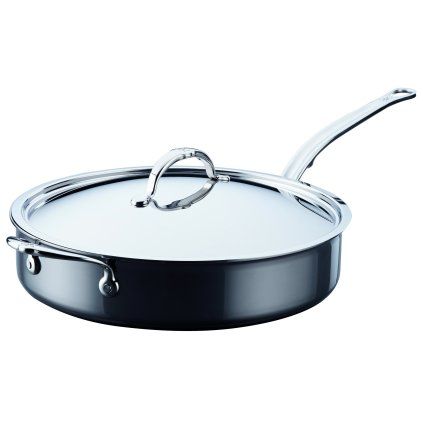 Tigaie pentru saute NANOBOND TITANIUM 30 cm, 4,7 l, oțel inoxidabil, Hestan
