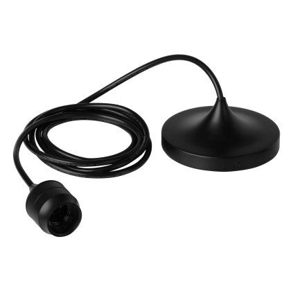 Lampa CORD PRO 8 cm, negru, aluminiu, Umage