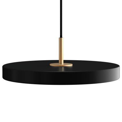 Lampa ASTERIA PLUS 31 cm, negru / auriu, aluminiu, Umage