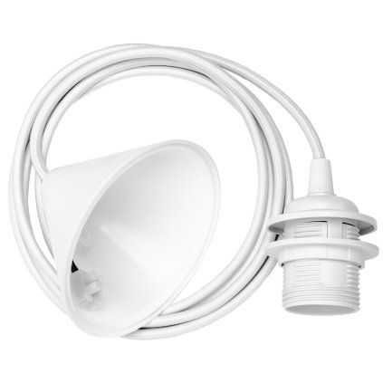 Lampa CORDON 7 cm, alb, Umage