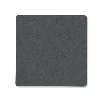 215864 podtacek square nupo 10 x 10 cm antracitova kuze lind dna