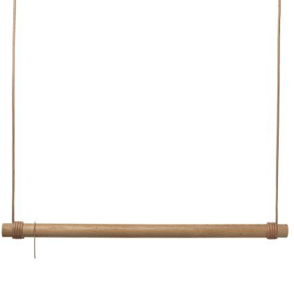 215945 vesak na obleceni swing 110 cm prirodni drevo lind dna