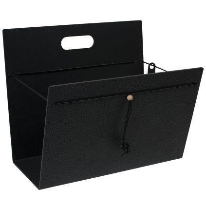 215918 stojan na casopisy hippo 38 x 31 cm cerna kuze lind dna