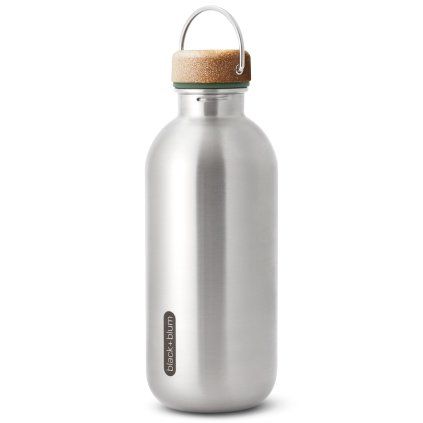 218453 lahev na vodu 600 ml olivova nerezova ocel black blum