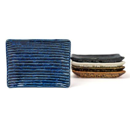 216629 servirovaci talir contour 17 5 x 10 cm modra keramika mij